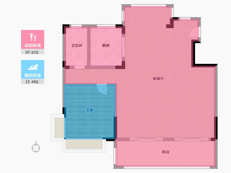 江苏省-淮安市-京师学院里-104.00-户型库-动静分区