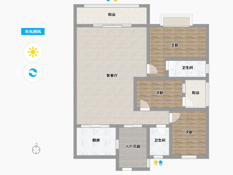 广西壮族自治区-南宁市-广西电网公司-生活区-114.40-户型库-采光通风