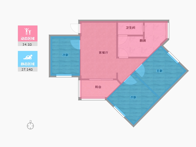 四川省-成都市-郭家桥西街-3号院-49.18-户型库-动静分区