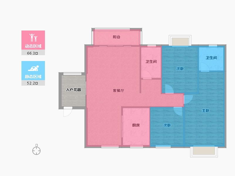 广西壮族自治区-柳州市-独秀苑-二期-116.50-户型库-动静分区