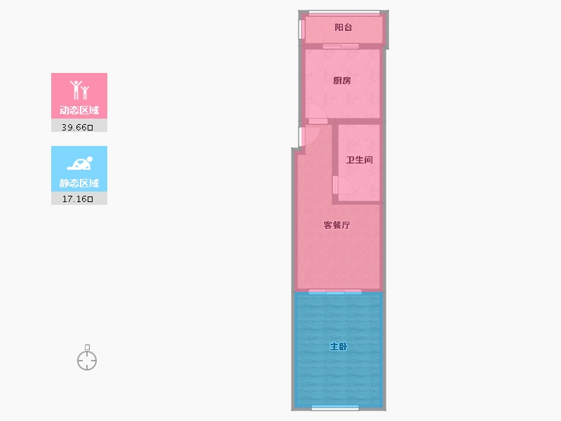 天津-天津市-春畅里小区-50.00-户型库-动静分区