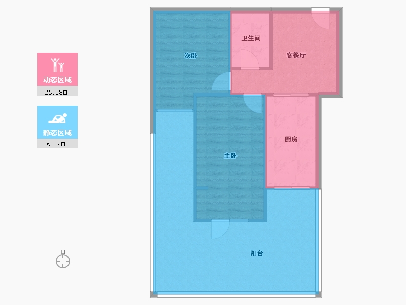 辽宁省-沈阳市-恒大盛京世家-51.77-户型库-动静分区