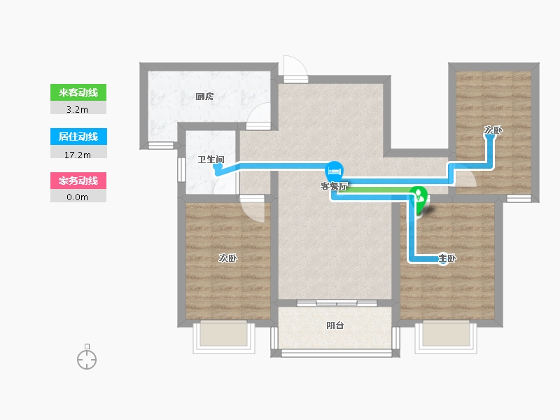 山西省-运城市-港府名都-93.07-户型库-动静线