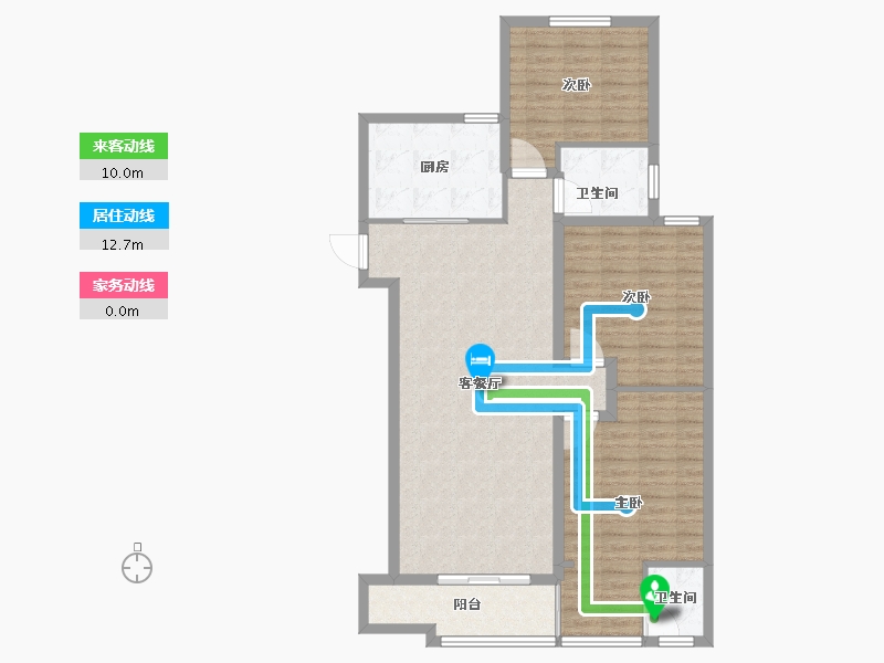 河南省-安阳市-任家庄新村二期-105.45-户型库-动静线