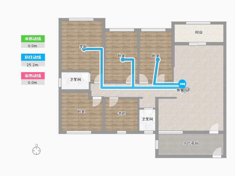 广西壮族自治区-百色市-荣旺·东方国际-136.80-户型库-动静线