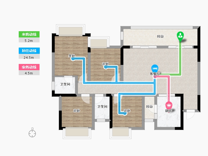 四川省-德阳市-中迪国际-128.00-户型库-动静线