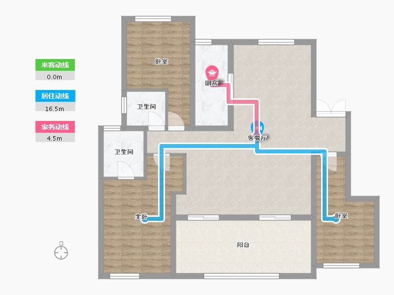 四川省-成都市-盛世天玺-114.93-户型库-动静线