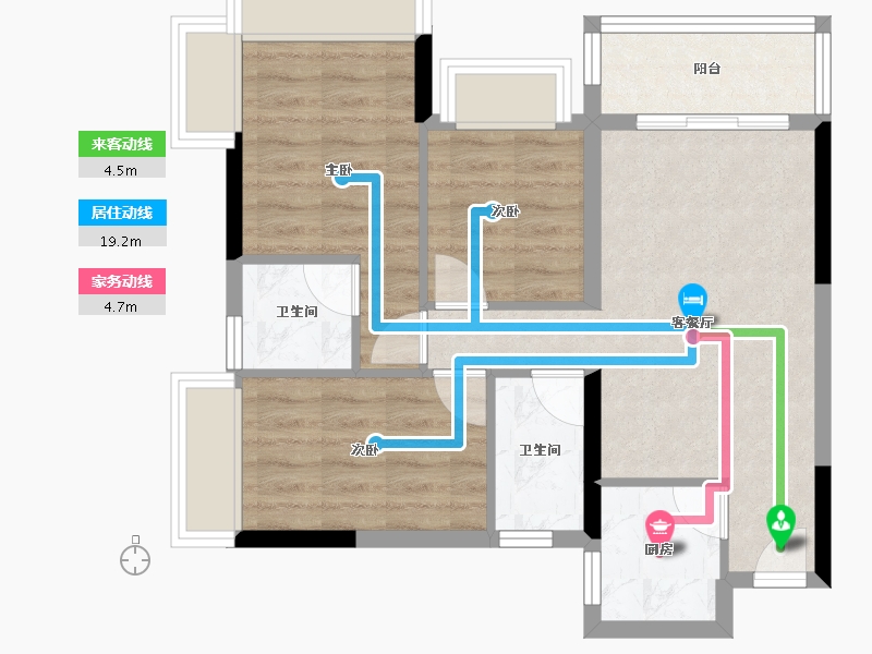 广东省-肇庆市-富元君悦湾-78.04-户型库-动静线