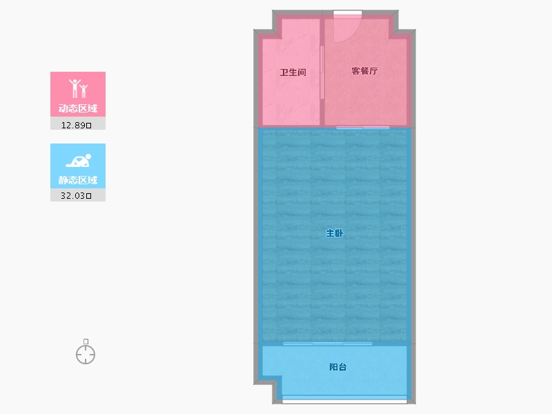 湖南省-长沙市-环亚高铁芯城-39.70-户型库-动静分区