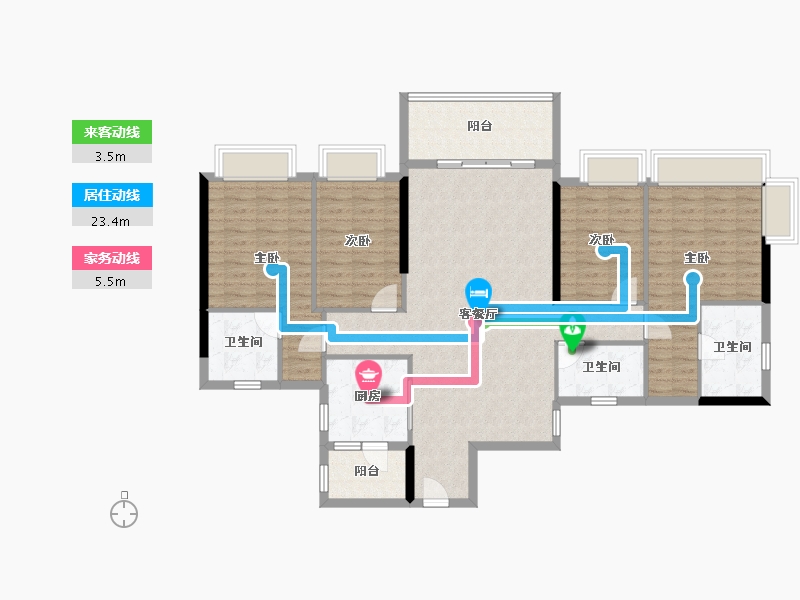 广东省-清远市-名汇花园-123.46-户型库-动静线