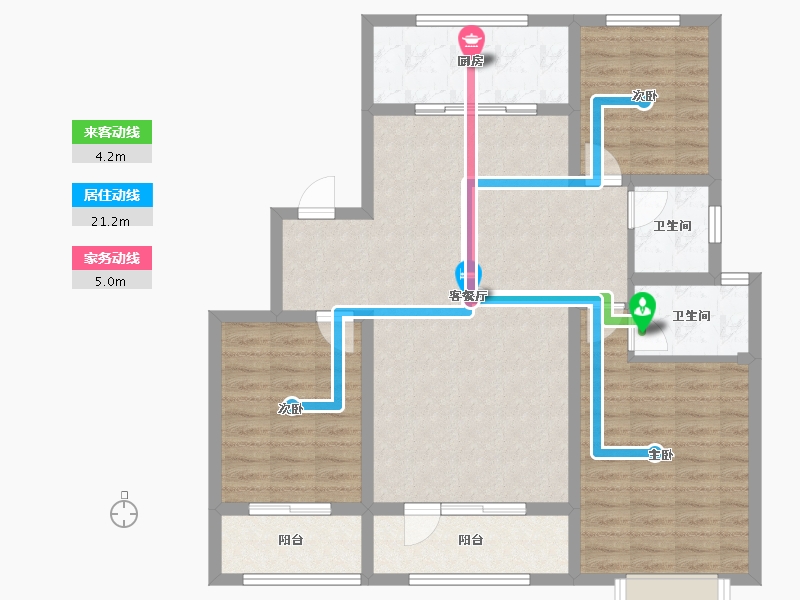 山东省-德州市-德达壹号院-108.80-户型库-动静线