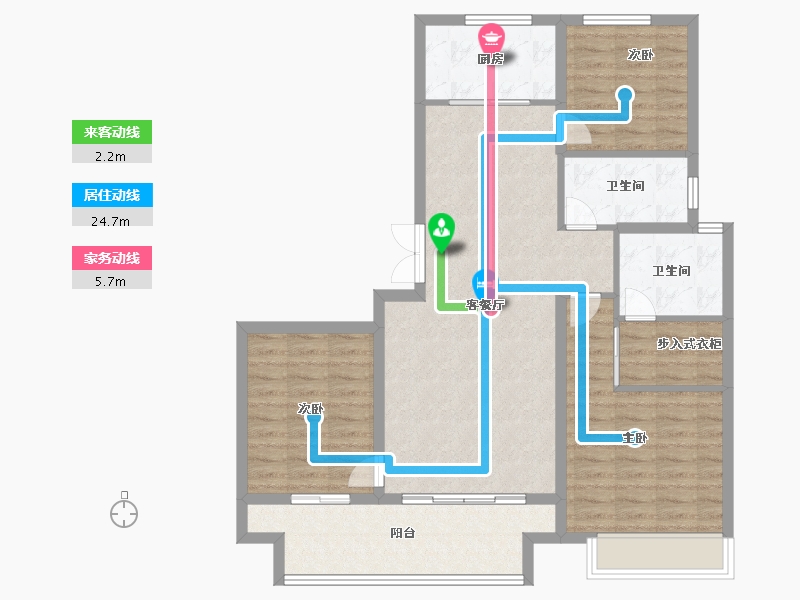 山东省-菏泽市-绿城桂语铂悦-99.24-户型库-动静线