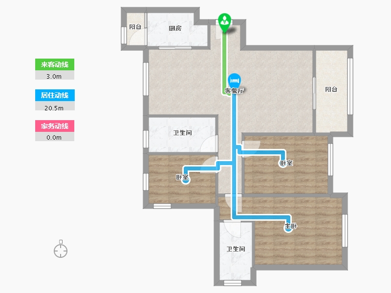 广东省-惠州市-牧云溪谷-78.96-户型库-动静线