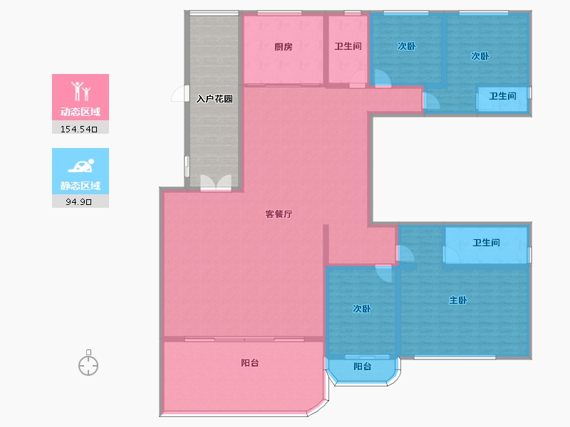 山东省-淄博市-里程之光-250.00-户型库-动静分区