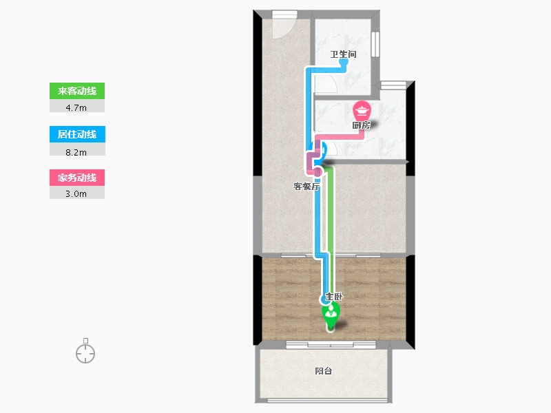 福建省-三明市-徐锦新城-40.00-户型库-动静线