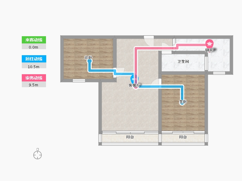 江苏省-连云港市-名豪天台苑-68.80-户型库-动静线