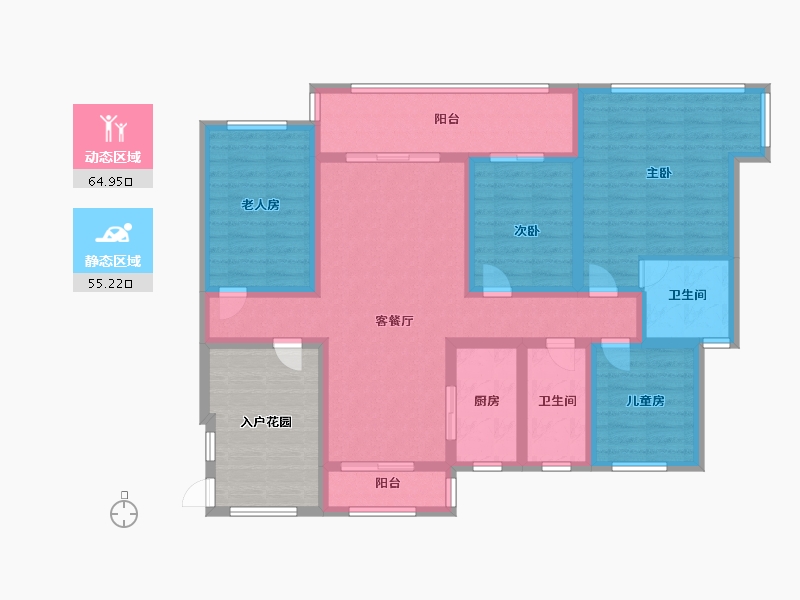 河南省-漯河市-盛世颐园-117.00-户型库-动静分区