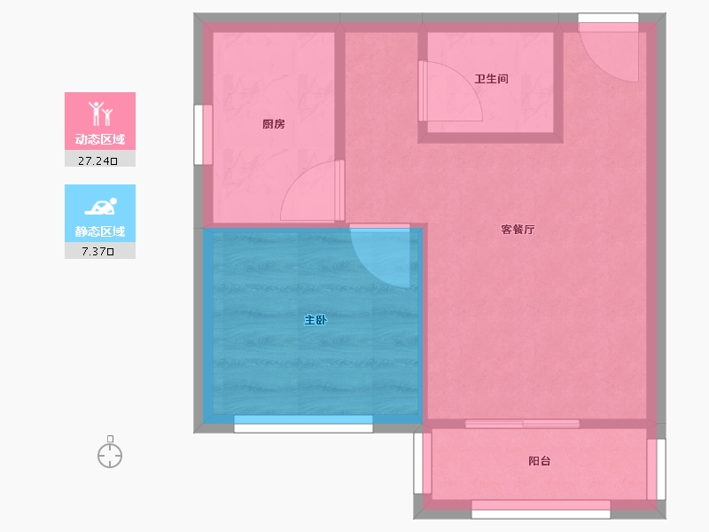 四川省-成都市-新雅中街32号院-39.13-户型库-动静分区