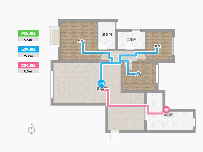 河南省-焦作市-恒大悦龙台-100.00-户型库-动静线