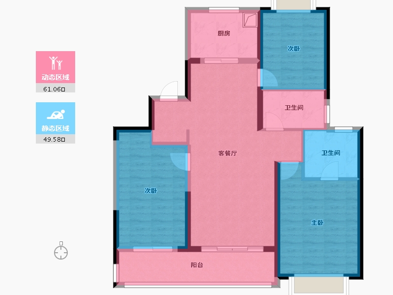 江苏省-南京市-文渊府-99.20-户型库-动静分区