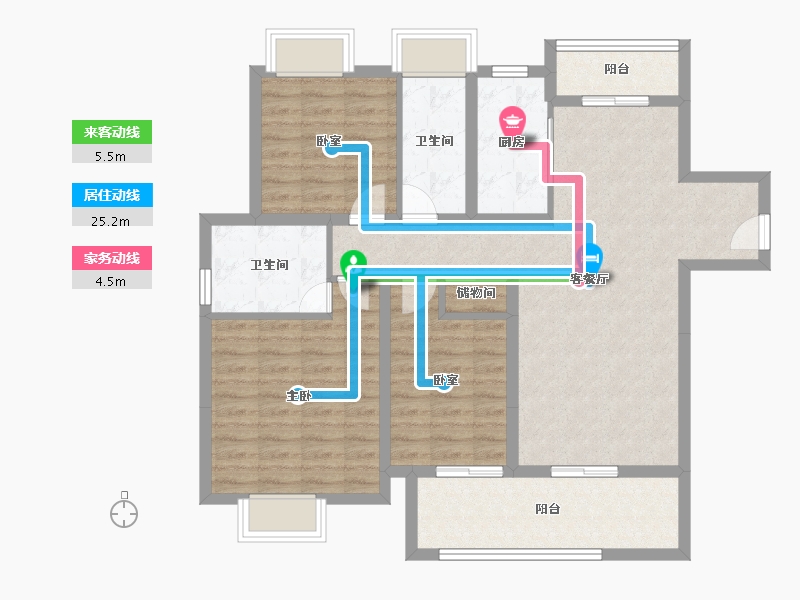 贵州省-贵阳市-观山开磷城-112.00-户型库-动静线