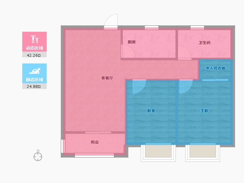 河北省-石家庄市-融创城-71.26-户型库-动静分区