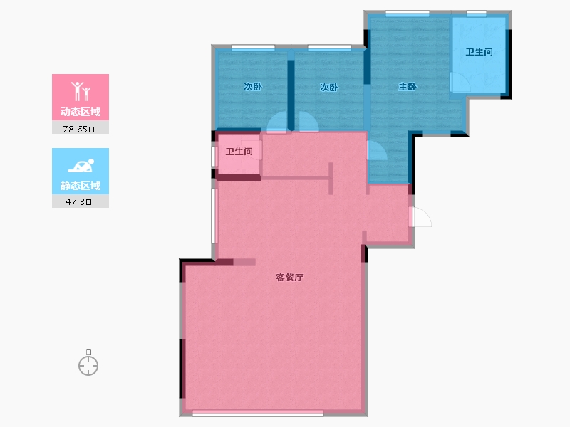 贵州省-贵阳市-学府江来-114.89-户型库-动静分区