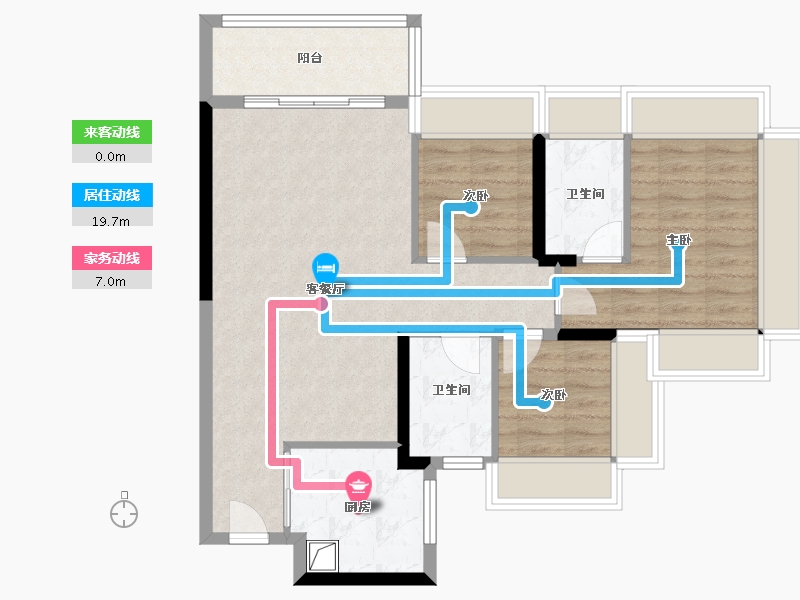 广东省-深圳市-珑门壹品-79.20-户型库-动静线