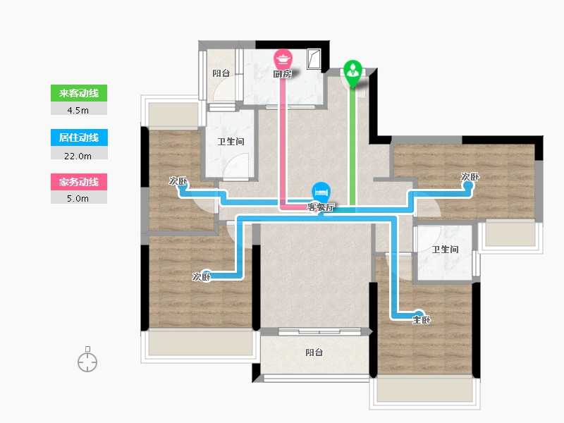 广东省-深圳市-盛龙时代-79.20-户型库-动静线