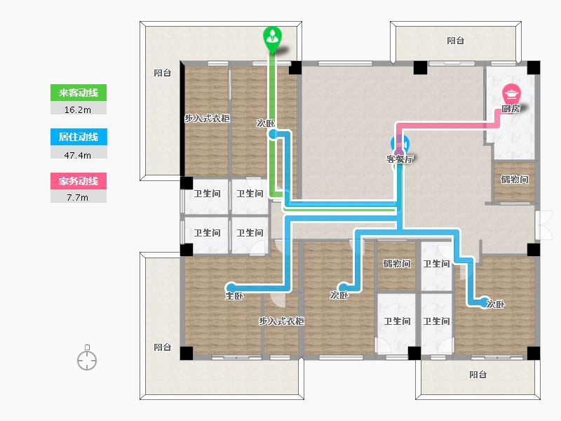 西藏自治区-拉萨市-金域-314.16-户型库-动静线