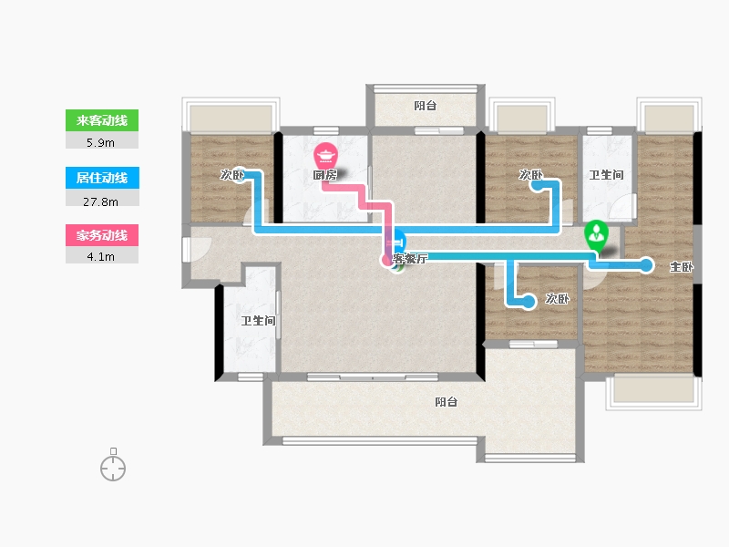 广东省-广州市-中国铁建花语上城-112.00-户型库-动静线