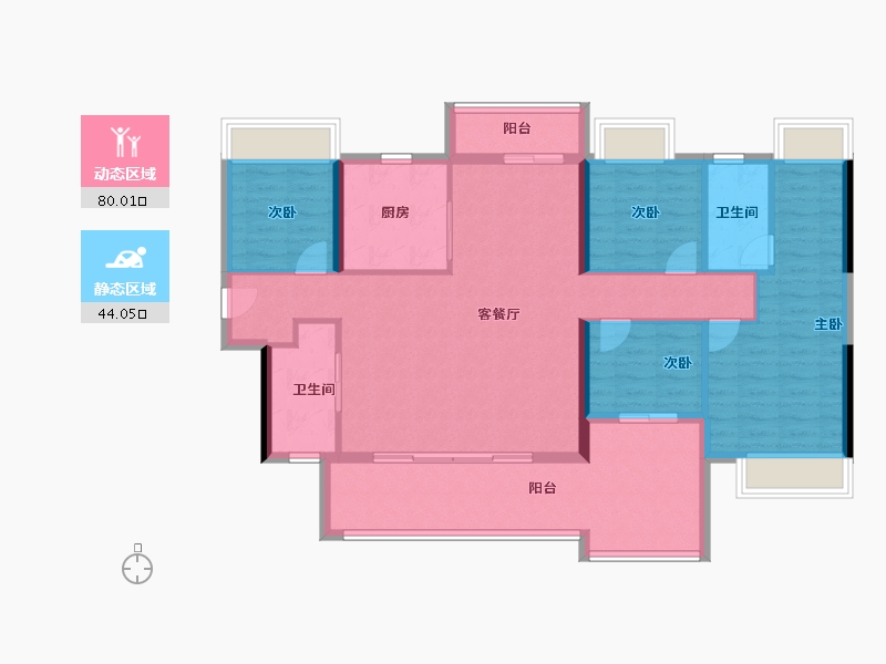 广东省-广州市-中国铁建花语上城-112.00-户型库-动静分区