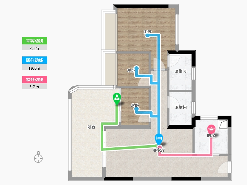 广东省-广州市-中国铁建花语上城-78.40-户型库-动静线