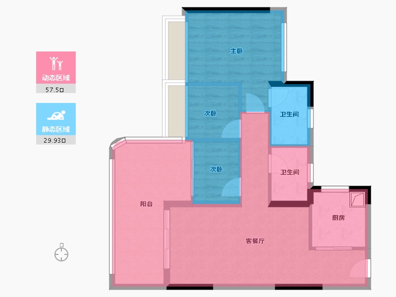 广东省-广州市-中国铁建花语上城-78.40-户型库-动静分区