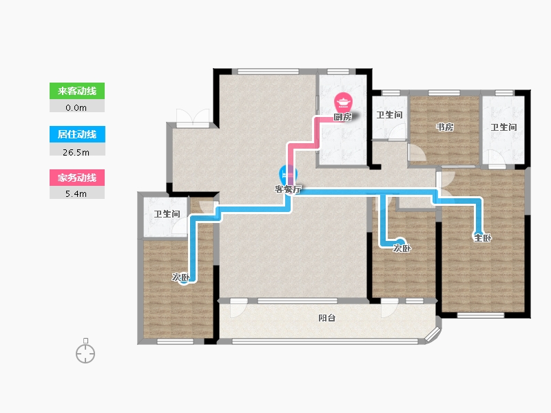 山东省-滨州市-建大悦府-172.00-户型库-动静线