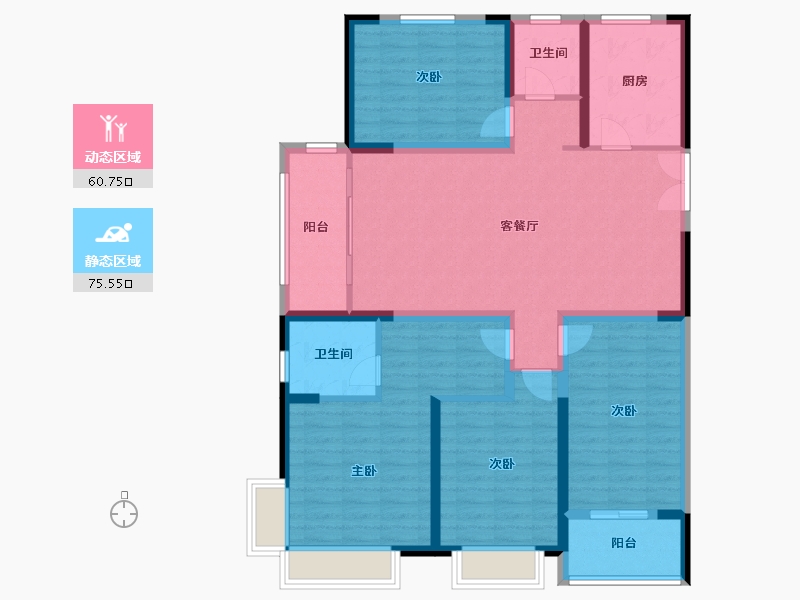 山东省-菏泽市-菏泽天香居-122.40-户型库-动静分区