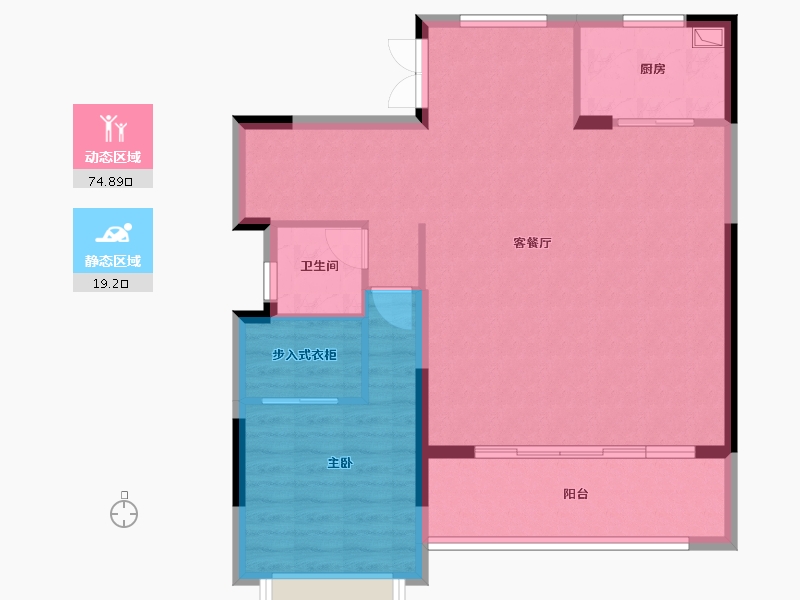 陕西省-延安市-金鸿 行知坊-165.00-户型库-动静分区