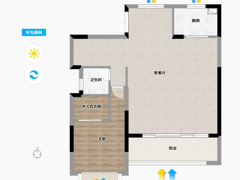 陕西省-延安市-金鸿 行知坊-165.00-户型库-采光通风