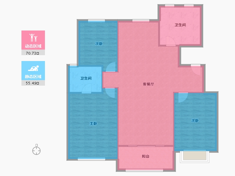 河南省-许昌市-亚恒橡树湾-120.08-户型库-动静分区