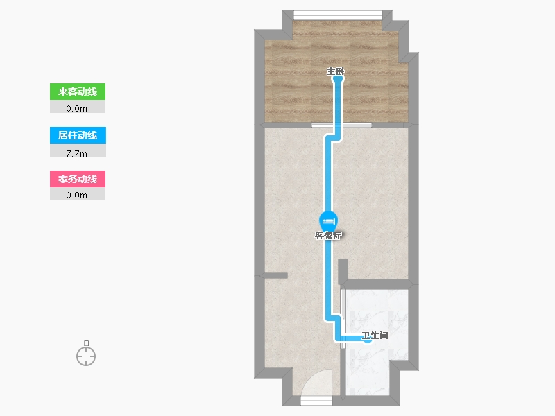 河北省-石家庄市-恒大御景半岛5号公寓-35.82-户型库-动静线