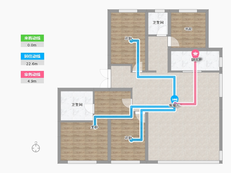 河北省-石家庄市-保利天汇-135.20-户型库-动静线