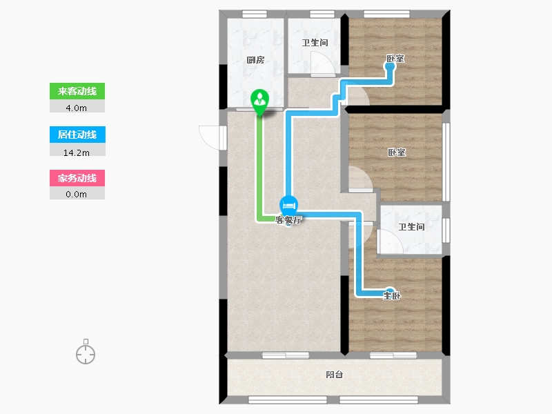 甘肃省-庆阳市-元熙府-78.11-户型库-动静线