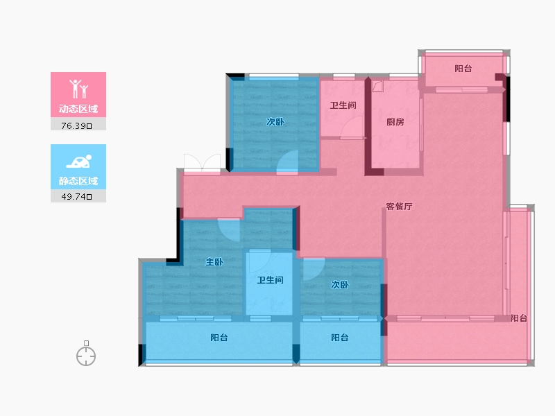 河南省-周口市-晟合云筑-113.00-户型库-动静分区