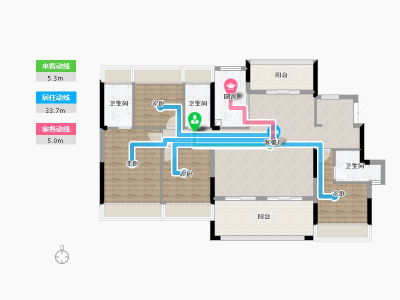 江西省-赣州市-佳兴滨江院子-114.40-户型库-动静线