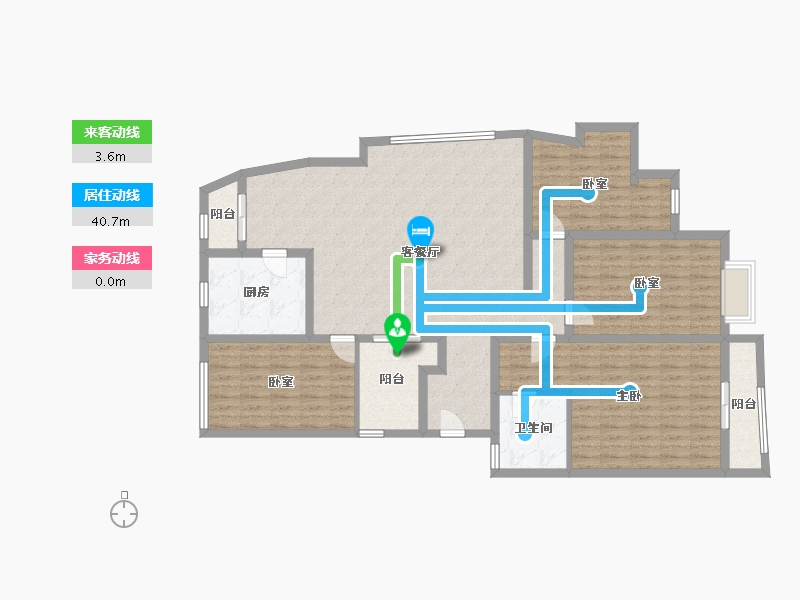 河北省-邢台市-阳光国际-144.00-户型库-动静线