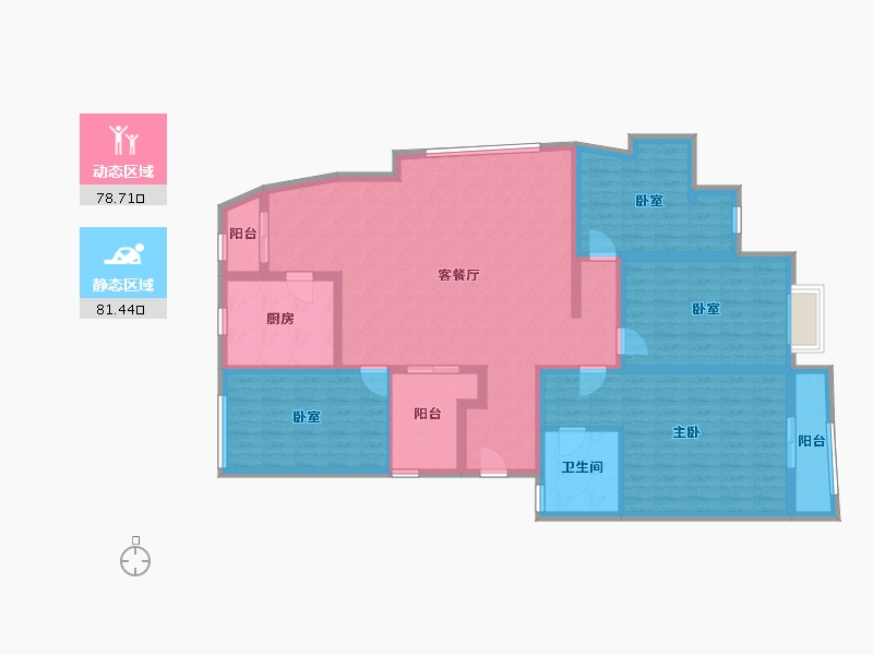 河北省-邢台市-阳光国际-144.00-户型库-动静分区