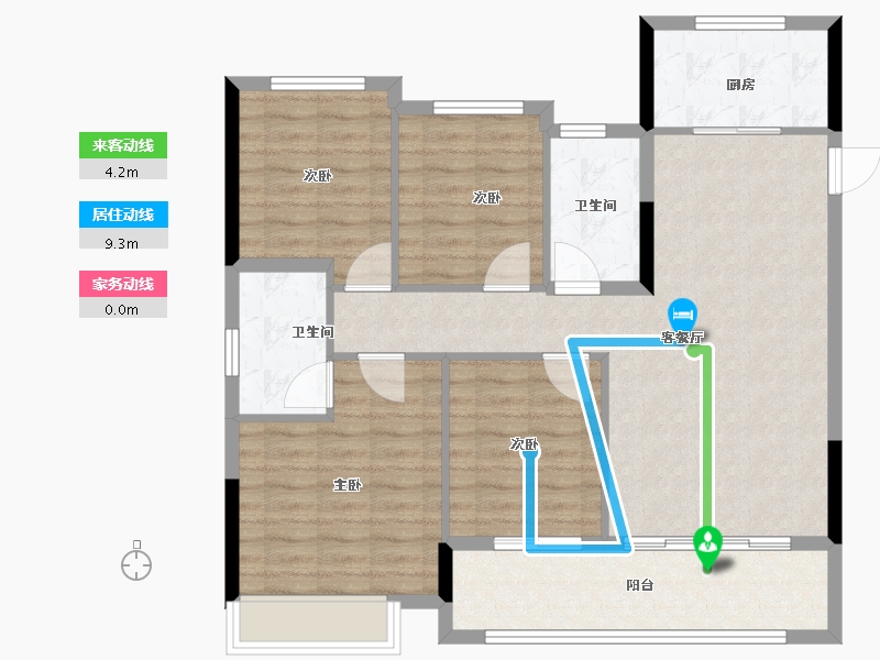 浙江省-杭州市-建发杭地发展云城之上-98.40-户型库-动静线