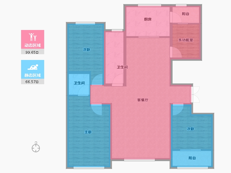 山东省-潍坊市-九龙山翠雨园-151.20-户型库-动静分区