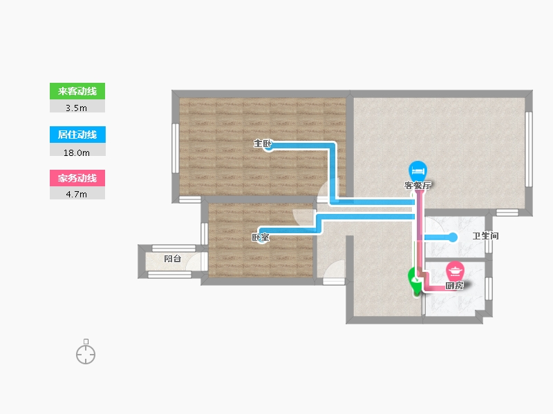 福建省-厦门市-杏花苑-二期-79.00-户型库-动静线