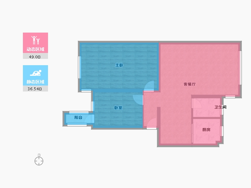 福建省-厦门市-杏花苑-二期-79.00-户型库-动静分区